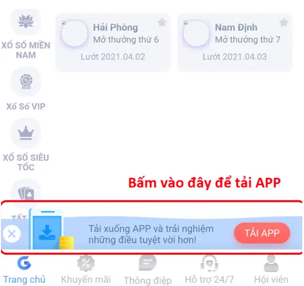 Hướng dẫn tải app Gi88 trên điện thoại